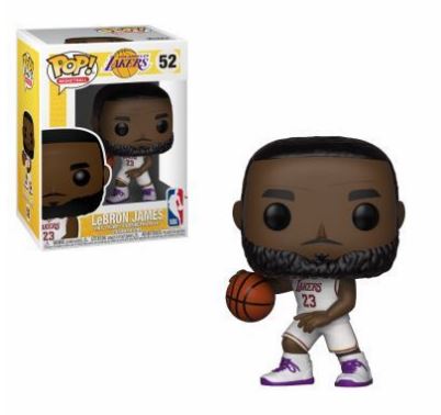 LAKERS LEBRON JAMES WHITE UNIFORM